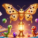 Engage with top online casinos through vibrant 3D imagery showcasing casino excitement and lottery fun.